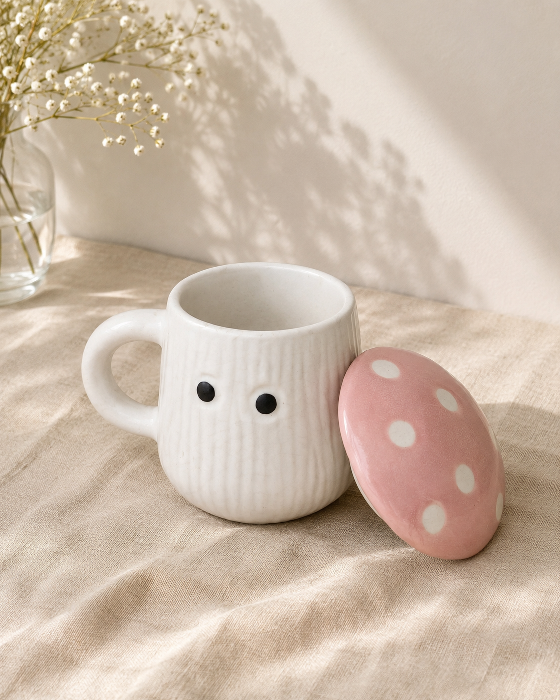 Pink Mushroom Mug