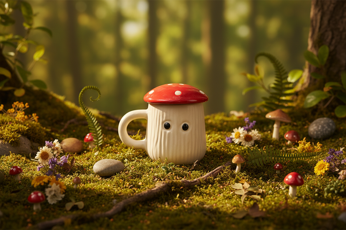 Mushroom Mug — Whimsical, Cosy & Magical